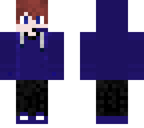 boy in blue hoodie