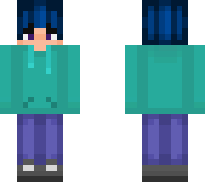 boy in teal hoodie