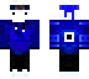 chico ninja azul