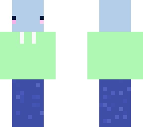 cyan axolotl in hoodie