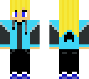 cyan gamer (girl)