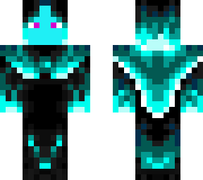 ender in blue and purple