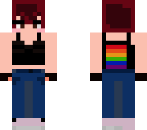 genderfluid ******* flag short hair