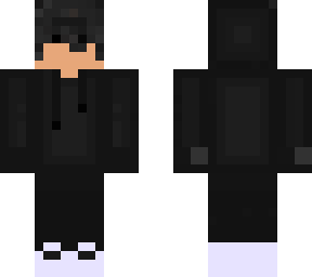 mine imator blck hoodie boy