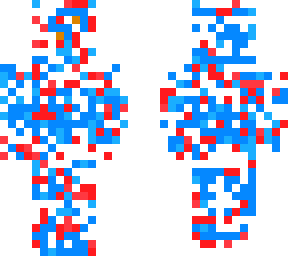 multi, mixed - color skin : fourth of july colors