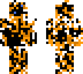 multi, mixed - color skin : halloween colors
