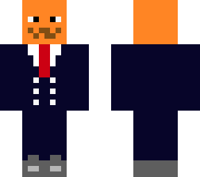 pumpkin in suit
