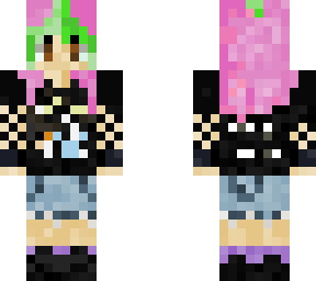 punk pink girl