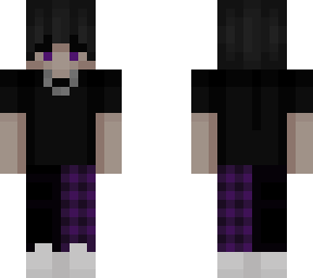 purple plaid