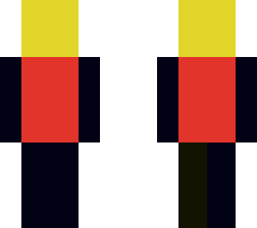 random colours on different parts of the skin.