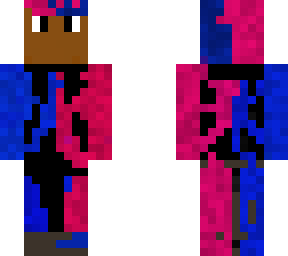 red and blue spider man with mask