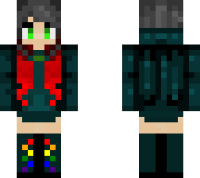 red/black haired emerald