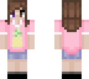 related pink and pineapples