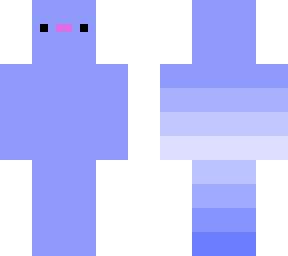 simple blue axolotl