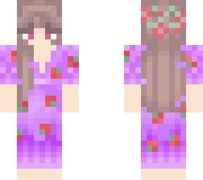 strawby in a strawby dress