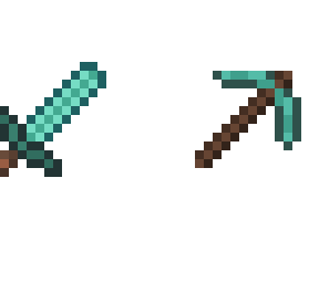 swing my sword and pickaxe