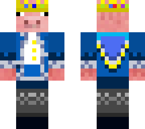 technoblade skin blue