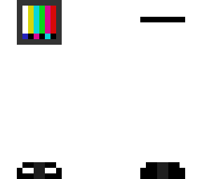 television boy with mask
