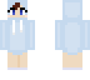 a girl ina blue hoodie(credits to pyr0n)
