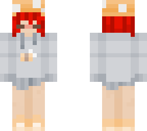 bee girl w short red hair