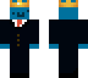 blue suit man