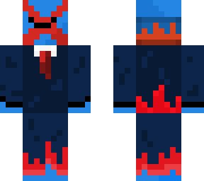 bluemayhem in a suit