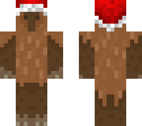 capybara christmas hat
