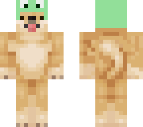 doge with frog hat 4x