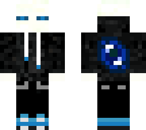 enderman gamer whith blu perl