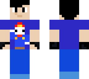 eu (camiseta do mario) olha s o que tem de baixo do queixo ksksksksk