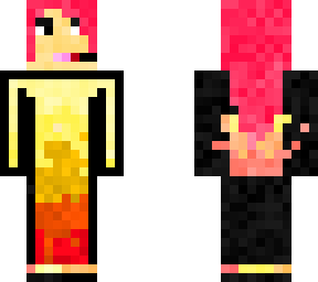 fire gamer girl