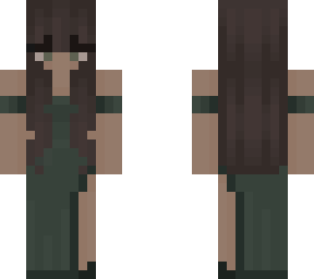 green dress