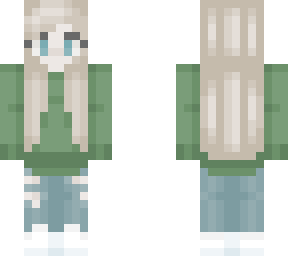 green hoodie