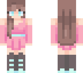 pink and aqua girl!