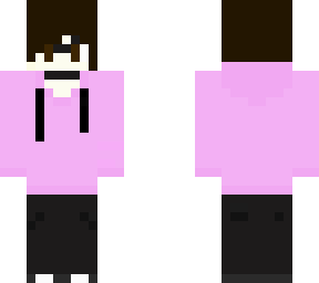 pink hoodie