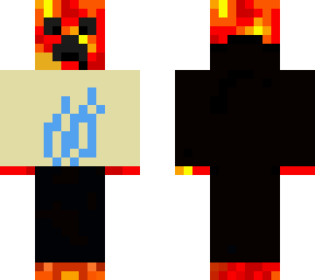 preston with water flame tee