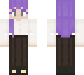 purple hair girl