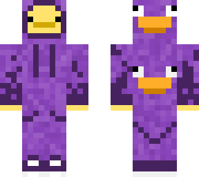 purple hoodie duck