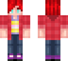 red head with hoodie