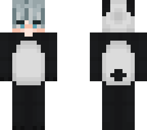skin pijama panda