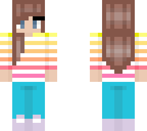 sunset stripes girl!