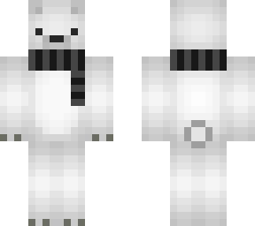 white bear scarf