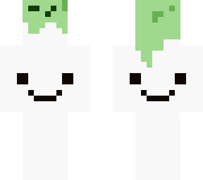 a blob with  slime on top of their head