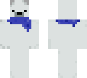 arctic fox with bandana