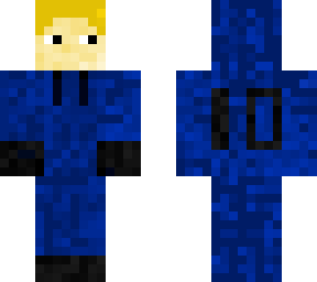 blue boy with hoodie
