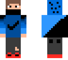 blue shady dude