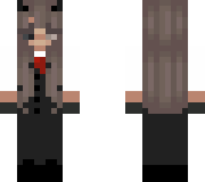 evil girl in suit