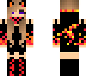 fire gamer girl