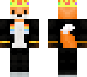 fundy alternative fox w/ tail and crown