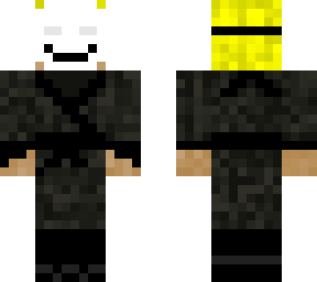 genjimain56 in a nija cloak with a smiley mask.